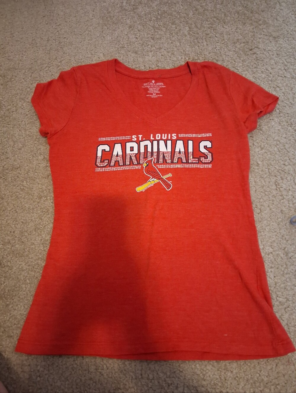Women's Soft As A Grape St. Louis Cardinals t-shirt